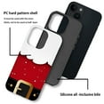 thumbnail image 4 of FKBRCL4U Compatible with iPhone 13/iPhone 14 Case, Christmas Santa Belt Mustache Pattern for Girl Full Body Design Soft Silicone Drop Shock Scratch Protection for iPhone 13/iPhone 14, 4 of 7