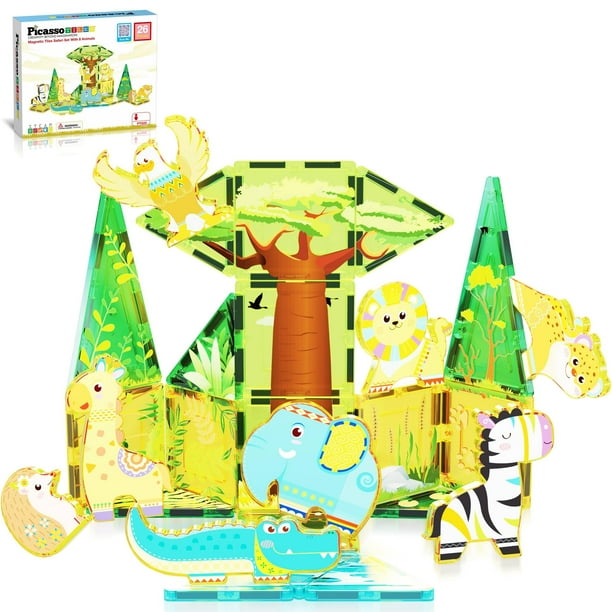 Building Blocks PicassoTiles Safari Playset +3 años
