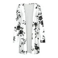 thumbnail image 6 of SwiftWear Long Sleeve Long Cardigan with Pockets Women's Trendy Floral Print Wrap Relaxed Fit Cadigant Open Front Tops, 6 of 7