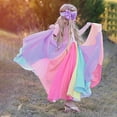 thumbnail image 4 of KkSLirnhs 110 Girls Dresses Clearance under $10.00 Princess Dresses for Girls Kids Girls Splice Princess Pageant Gown Birthday Party Dresses Pink, 4 of 9