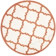 thumbnail image 3 of Safavieh Amherst Willmer Geometric Area Rug, Beige/Orange, 7' x 7' Round, 3 of 10