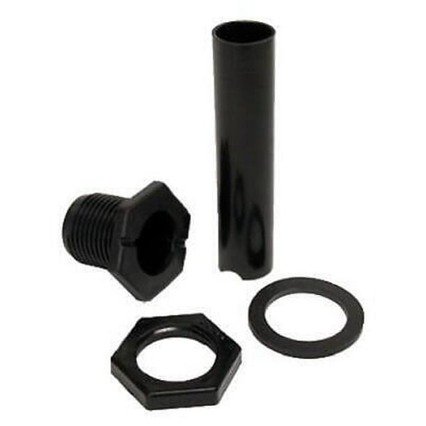 3Pc Dial 4 in. H X 5 in. W Black Plastic Drain and Pipe Kit