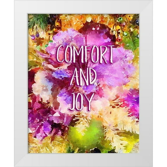 Murdock, Ramona 15x18 White Modern Wood Framed Museum Art Print Titled - Comfort and Joy