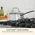 thumbnail image 5 of Cuisinart Classic 2 Qt. Tri-Ply Stainless Steel Saucepan with Tempered Glass Lid, 5 of 10