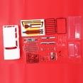 thumbnail image 3 of 1/10 Body Protective Cover White Plastic Hard Car Shield 313mm Wheelbase Kit for 4 Model Car, 3 of 8