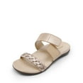 thumbnail image 3 of DREAM PAIRS Women's Arch Support Slides Flat Sandals Soft Cushion Slippers With Adjustable Straps, 3 of 7