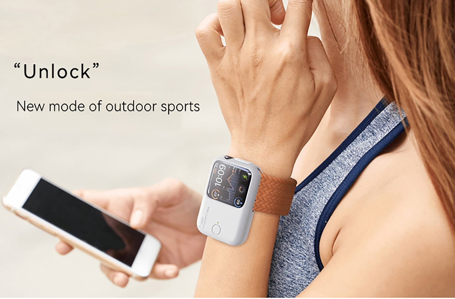 Portable Accessories Wireless Charger Mini Power Bank Sports charging case for AppleWatch