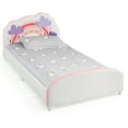 thumbnail image 2 of Costway Kids Upholstered Platform Bed Children Twin Size Wooden Bed Rainbow Pattern, 2 of 10