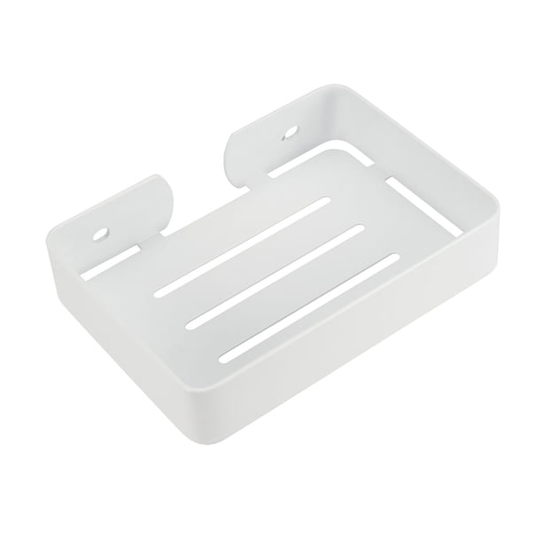 Soporte para Jabón Montado en la Pared de Acero Inoxidable 304 Uxcell Blanco