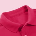 thumbnail image 3 of Abcomgle Boys Polo Shirts Size 10-12 Short Sleeve Pique Back to School Clothes Button Closure Solid Color School Uniform Moisture Wicking Collared Fall Back to School Clothes, 3 of 6