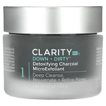 ClarityRx Down   Dirty, Detoxifying Charcoal MicroExfoliant, 1.7 oz (50 g)