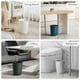 thumbnail image 4 of Small Trash Can, 3Pcs Bathroom Trash Can, Slim Round Waste Basket, for Kitchen, Dorm, Bedroom, Office, Living Room-, 4 of 5