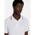 thumbnail image 4 of Athletic Works Men's and Big Men's Modern Tennis Polo Shirt, Sizes XS-3XL, 4 of 5