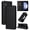 Black, variant on For Samsung Galaxy A24 4G Case, Premium PU Leather Wallet Folio Cover with RFID Blocking Card Holders and Kickstand, Shockproof Full-Body Protective Flip Magnetic Closure Phone Case,Rosegold