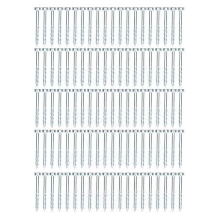 

100Pcs Fine Thread Screws Carbon Steel Metal Cylindrical Self Tapping Drilling Accessories