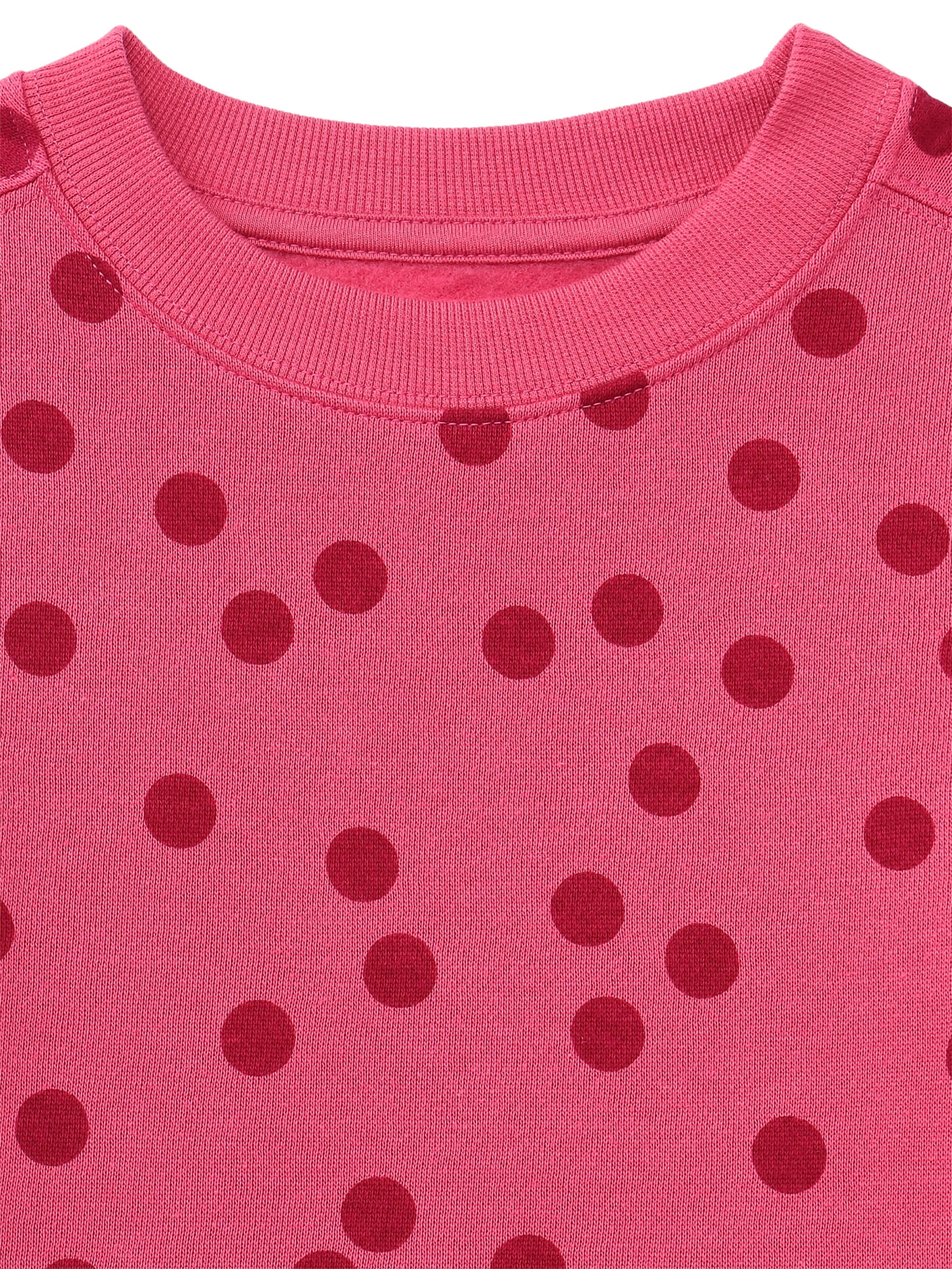 Wonder Nation Girls Fleece Pullover Sweatshirt, Sizes 4-18 & Plus