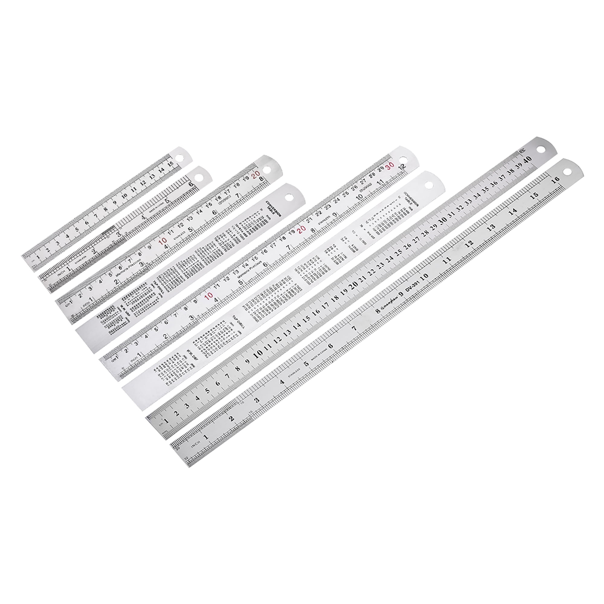 Straight Ruler 15cm 6 Inch 20cm 8 Inch 30cm 12 Inch 40cm