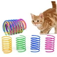 thumbnail image 2 of 8PCS Cat Spring Toy Creative Plastic Flexible Cat Coil Toy Cat Interactive Toy, 2 of 10