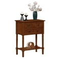 thumbnail image 3 of Convenience Concepts Kendra 3 Drawer Hall Table with Shelf, Cherry, 3 of 9