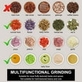 thumbnail image 5 of Electric Portable Herb Spice Grinder 60W USB Rechargeable, Large Capacity, Fast Grinding for Grinding Fresh and Dry Herb (White), 5 of 5