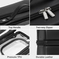 thumbnail image 3 of LHSHID Travel Toiletry Bag TSA Approved Makeup Bag Clear 2 Layer Cosmetic Bag with Handle Waterproof Transparent Makeup Organizer, 3 of 6