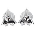 thumbnail image 5 of Chrome Rear Swingarm Axle Covers Kit for Harley Heritage Softail 2008-2017 FLSTF, 5 of 5