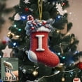 thumbnail image 3 of Personalized 26 Letters Acrylic Christmas Stocking Ornaments – Festive Decor for Holiday Tree, Wreath, Mantel, Gift Tags, and Special Celebrations, 3 of 5