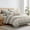 Green, variant on Levtex Home Sand Stripes BlushKing / Cal King Comforter Set (106x94in) with 2 Pillowcases (36x20in) - Woven Jacquard Stripe - Pink, Dusty Rose, Cream, White - Cotton King Size Comforter Set - Soft