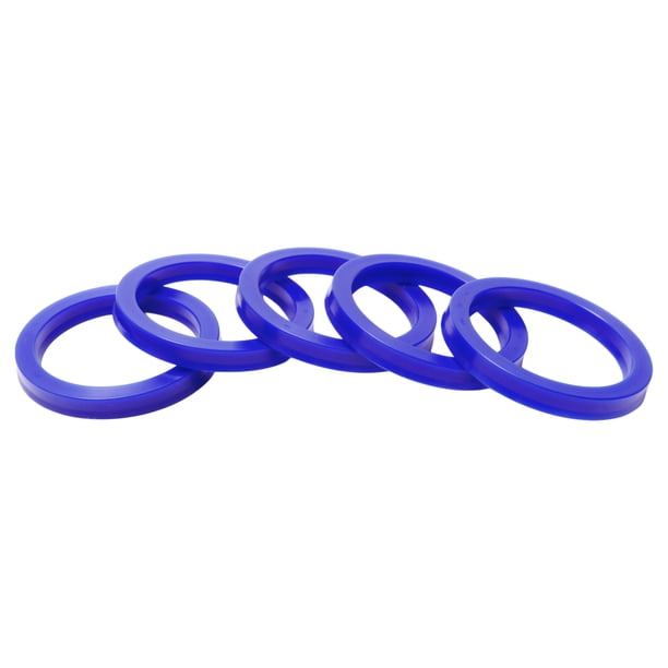 Anillo de Sello Universal de Aceite Labio UN 80x100x12mm Alta Presión TPU Azul 5 Pcs