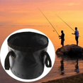 thumbnail image 4 of thinsony Collapsible Bucket Foldable Water Container Portable for Camping 10L Black, 4 of 9