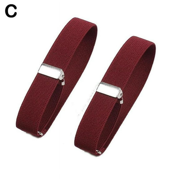 Adjustable Elastic Armband Shirt Garter Sleeve Hold Up Holder Cuff Clip Band X3V8