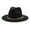 Black, variant on Hats Western Cowboy For Women Classic Roll Up Buckle Belt Women Retro Wide Brim Cowboy Hat