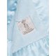 thumbnail image 2 of Manta Little Giraffe Luxe con ribete de satén suave, 43 x 43 cm, azul, 2 of 4