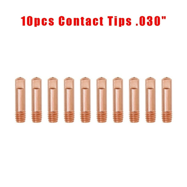 10Pcs Tips Diffuser Nozzle Fit Century Fc 90 FluxCored WireFeed Welder K34931