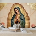 thumbnail image 7 of Wallpaper Our Lady Gualalupe Peel and Stick Wall Murals 100"H x 144"W Removable PVC Wall Paper Self-Adhesive Wall Paintings Art Decor for Bedroom Living Room, 7 of 7