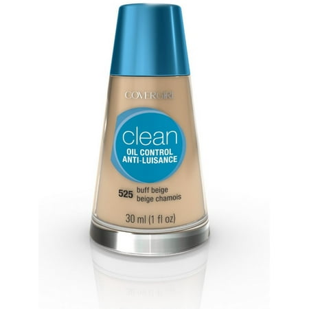 CoverGirl Clean Oil Control Liquid Makeup, Buff Beige [525], 1 (Best Oil Control Makeup)