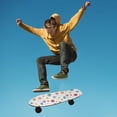 thumbnail image 6 of 33"x9" Skateboard Grip Tape Protector Sheets Nonslip Protection Griptape Sheet for Outdoor Sports Small Watercolor Splashes and Dots, 6 of 7