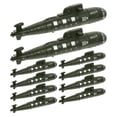 thumbnail image 3 of Milisten 12pcs Submarines Models Simulated Military Submarines Toys Sand Table Landscaping Submarines, 3 of 6