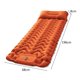 thumbnail image 3 of Colchoneta inflable para dormir colchones de aire plegables para acampar con rebote automático (naranja) Ndcxsfigh Para Estrenar, 3 of 9