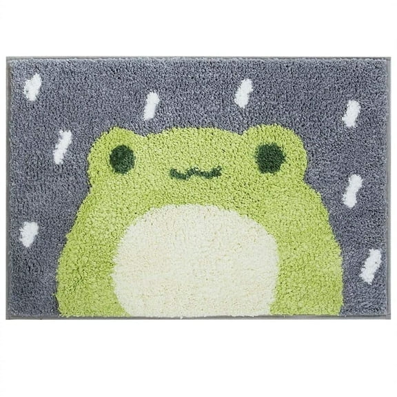 A  Bath Mat Cute Shower Rug, Luxury Shaggy High Absorbent and Anti Slip, Machine Washable ,Bath Room