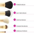 thumbnail image 2 of BH Cosmetics Face Essential 5 pc Brush Set ( 5Pc Set), 2 of 3