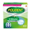 Polident 3 Minute Denture Cleanser Tablets - 40 Count