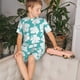 thumbnail image 4 of Balery Vintage Floral Conjunto de Pijama Infantil de Manga Corta con Estampado – Ropa de Dormir de Algodón Suave-3X-Large, 4 of 6