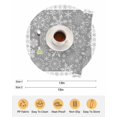 thumbnail image 6 of 15 Inch Round Placemats Set of 4, Snowflakes Christmas Non Slip Heat Insulation PP Table Mats, Grey Xmas Winter Vintage Washable Place Mats for Kitchen Dining Party Table Decor, 6 of 7