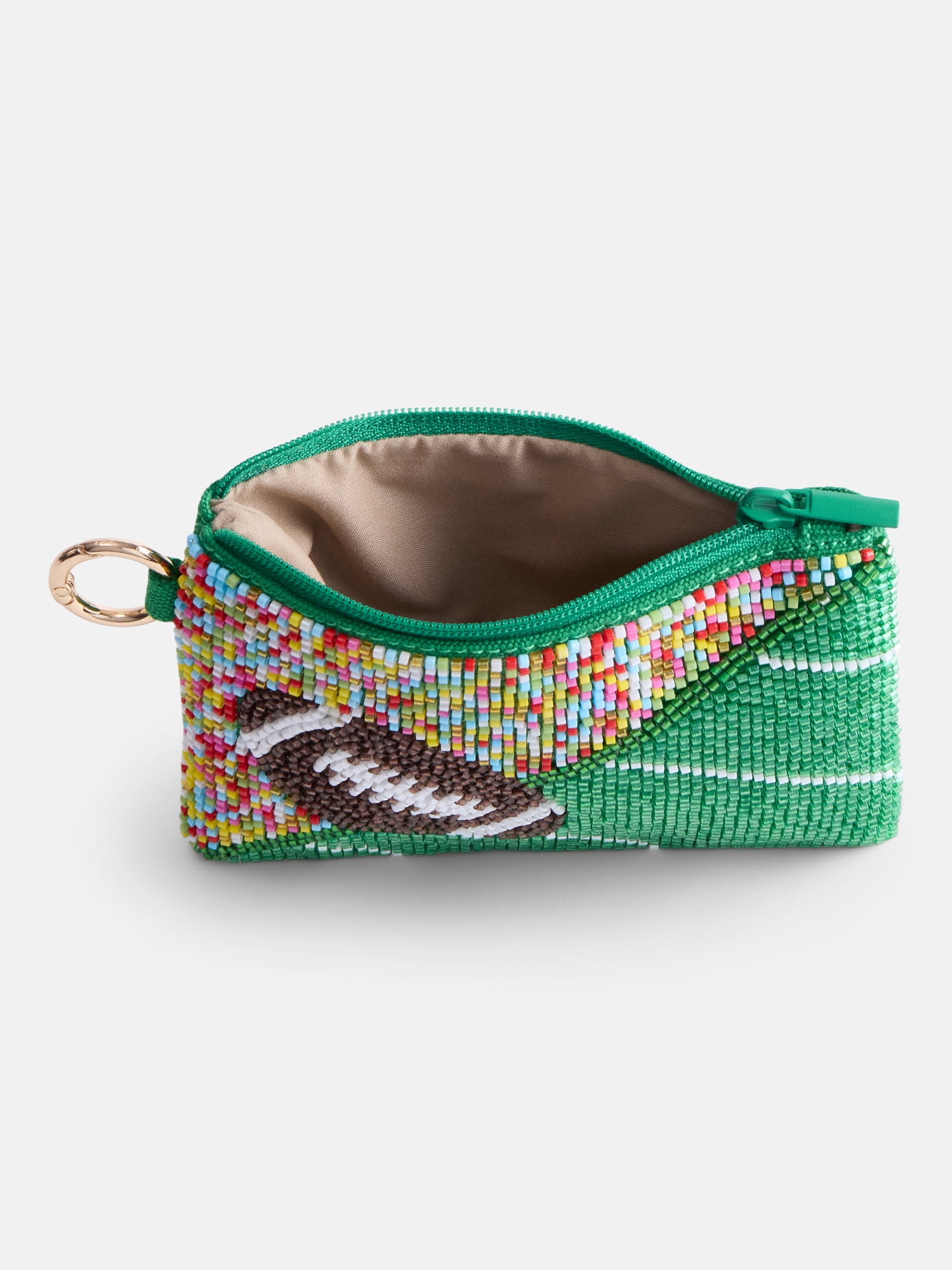 No Boundaries Women’s Game Day Football Beaded Pouch, Multi