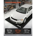 thumbnail image 2 of VEVOR Tapis de Confinement, 7 Pi 9 Po x 18 Pi, Tapis de Sol de Garage Antidérapant en PVC avec Raclette de Nettoyage, Protection de Confinement Robuste, Durable et Imperméable contre la Neige, la Pluie et la Boue pour le Stationnement des Voitures, Noir, 2 of 9