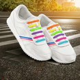 thumbnail image 5 of 10 Pack No Tie Shoe Laces Silicone Shoelaces for Adults Kids Sneakers Diagonal One, 5 of 5