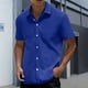 thumbnail image 1 of pstuiky Mangas cortas para hombre, Camiseta deportiva de manga corta con cuello en V para hombre, informal, de color liso, para correr camisas casuales para hombre m, 1 of 6