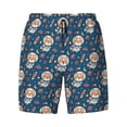 thumbnail image 4 of Lsque Mens Swim Trunks Space Puppy Pattern - Bathing Suit Compression Liner - Beach Swim Shorts Swimwear - (S-3XL) - Stretch Quick Dry -Medium, 4 of 9