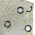 thumbnail image 5 of Ambesonne Shabby Flora Grommet Curtain, Spring Yard Pastel, 50" x 54", Pale Pink Pale Green, 5 of 6